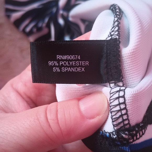 Boston Proper Ladies Blue Tinted Zebra Print Mini Cocktail Dress (Size Small) - Picture 11 of 11